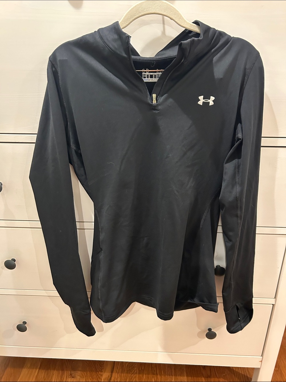Under Armour Men’s Black Quarter-Zip Performance Hoodie